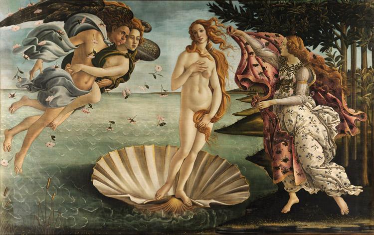 Sandro Botticelli The Birth of Venus (mk08) Norge oil painting art